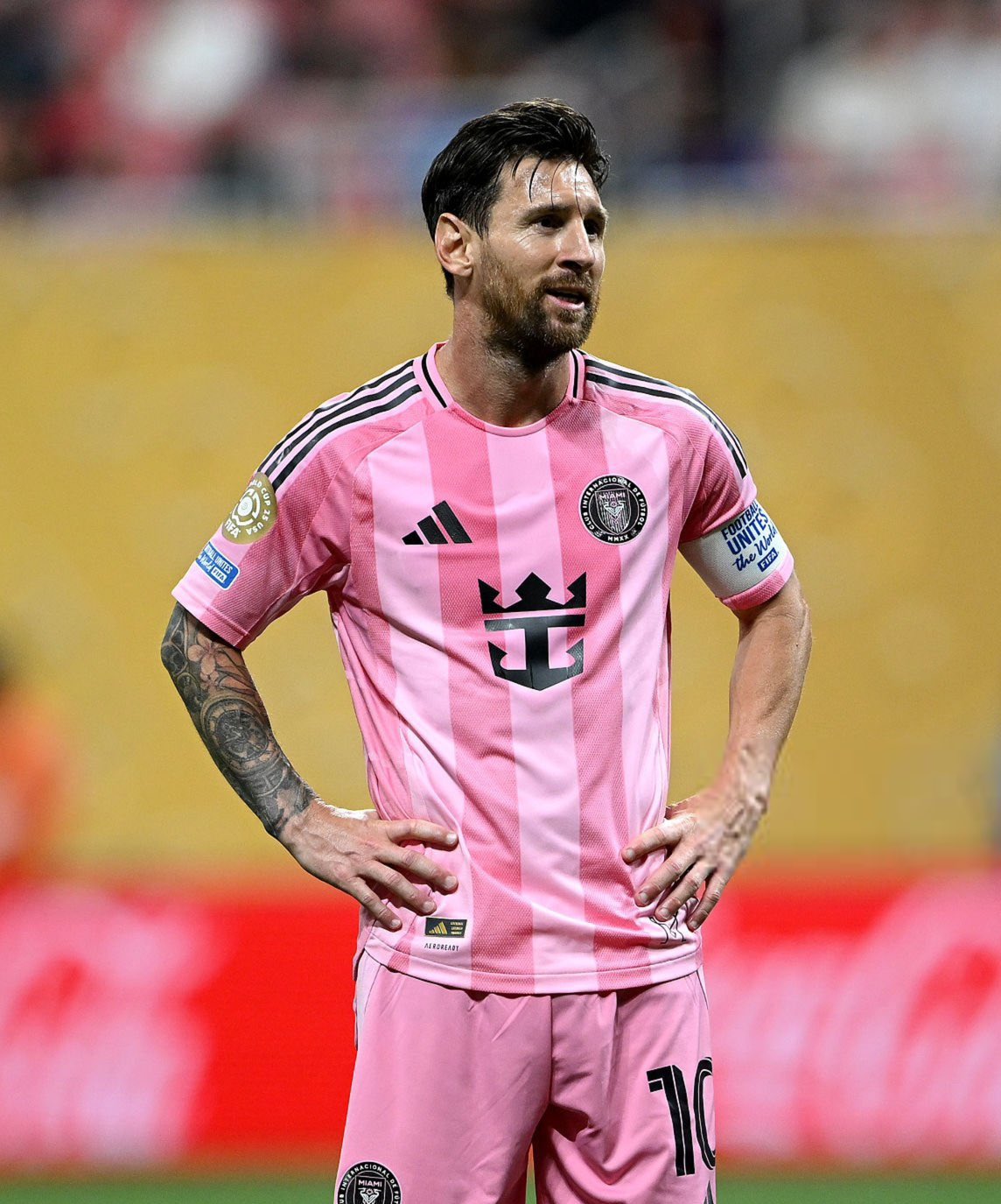 メッシ Black adidas Inter Miami CF 2025/26 Messi #10 Away Shirt