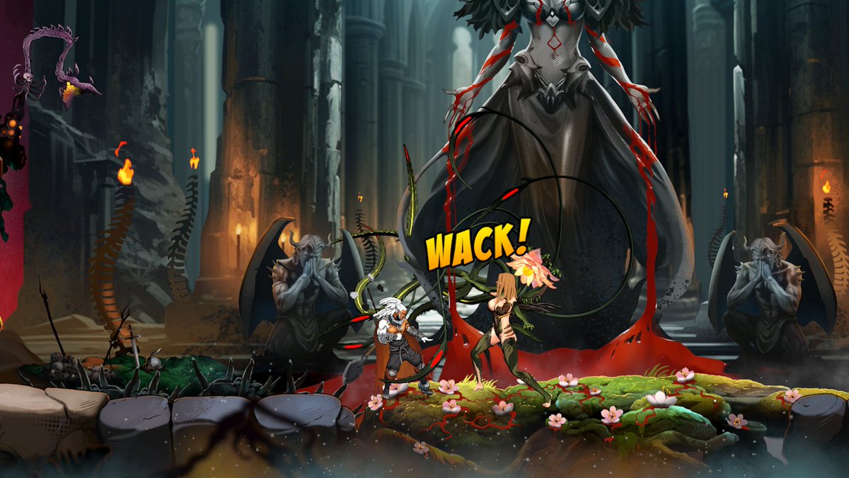 WACK! — a flower that hits harder than a sword!

#ComicZero #indiegame #metroidvania #screenshotsaturday