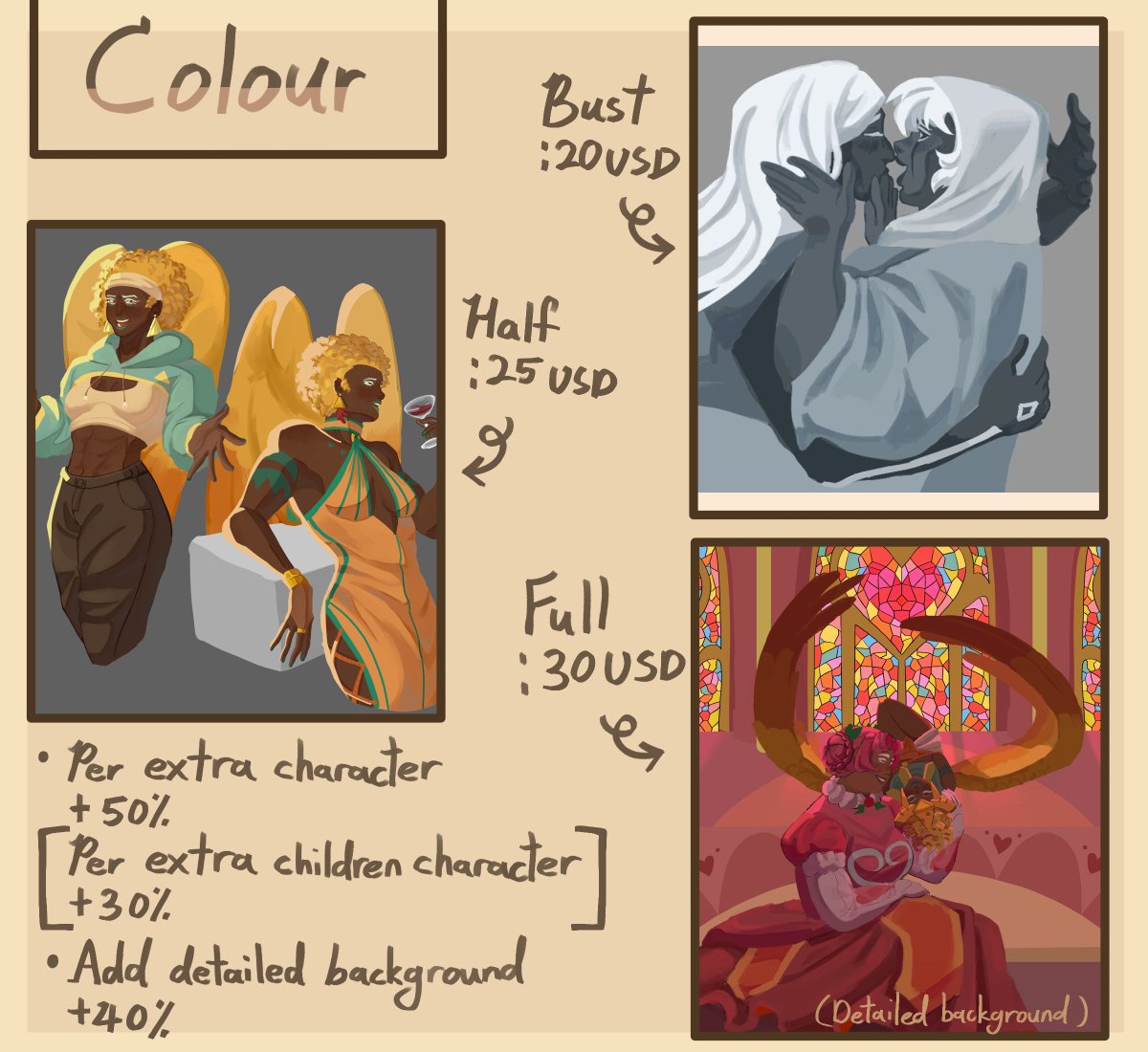 Panaishere1023's tweet image. Hi! My commission now is open‼️ ‼️
If you got interes to request me please check more inform and details in Vgen✨
My Vgen: vgen.co/Panaishere1023
Thanks for loving and support🫶✨
#commissionopen