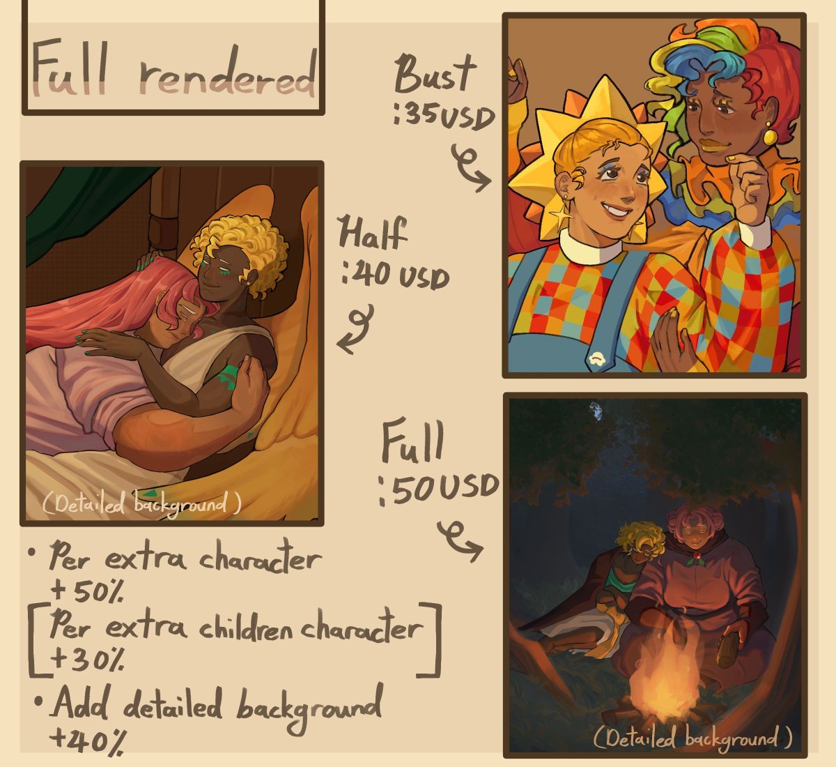 Panaishere1023's tweet image. Hi! My commission now is open‼️ ‼️
If you got interes to request me please check more inform and details in Vgen✨
My Vgen: vgen.co/Panaishere1023
Thanks for loving and support🫶✨
#commissionopen