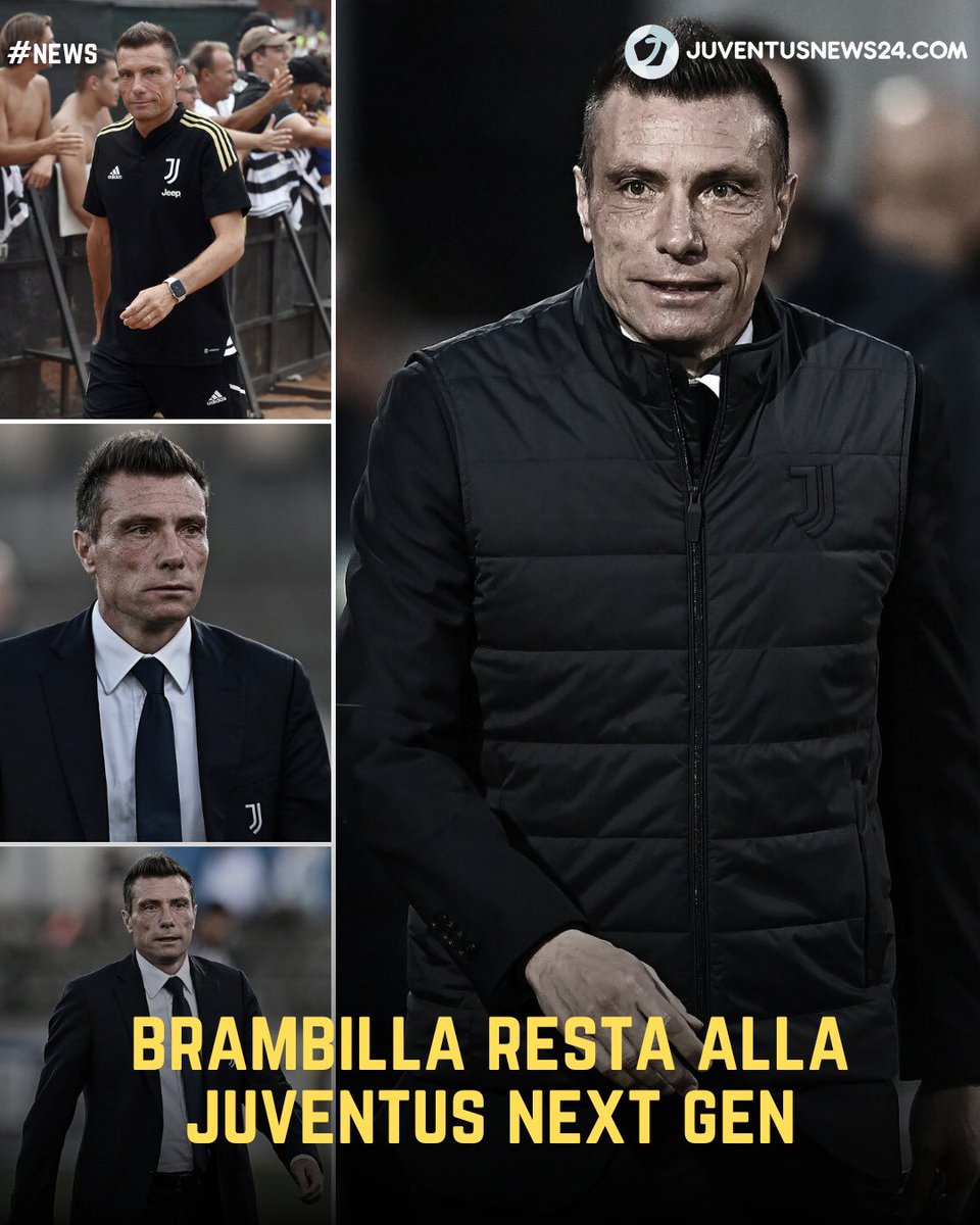 Marco Baridon (@baridonmarco) on Twitter photo Massimo #Brambilla resta alla #Juventus #NextGen ⚓️⚪️⚫️
Avanti insieme 🫂 Settimana prossima è previsto l’incontro tra il tecnico e il club per la firma sul contratto che lo legherà ancora ai bianconeri ✍️
Brambilla-Juve, il binomio prosegue 🤝<a href="/junews24com/">JuventusNews24.com</a> Massimo #Brambilla resta alla #Juventus #NextGen ⚓️⚪️⚫️
Avanti insieme 🫂 Settimana prossima è previsto l’incontro tra il tecnico e il club per la firma sul contratto che lo legherà ancora ai bianconeri ✍️
Brambilla-Juve, il binomio prosegue 🤝<a href="/junews24com/">JuventusNews24.com</a>