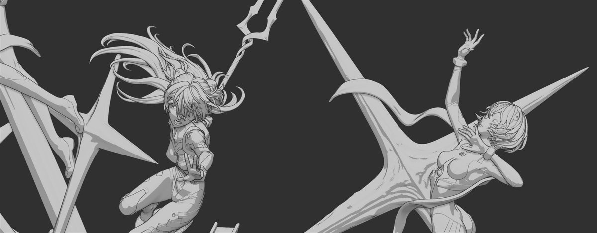 Midy323's tweet image. 赤の衝擊 零の領域 
#WF2025S にて展示・販売予定です
#evangelion #エヴァンゲリオン #EVA