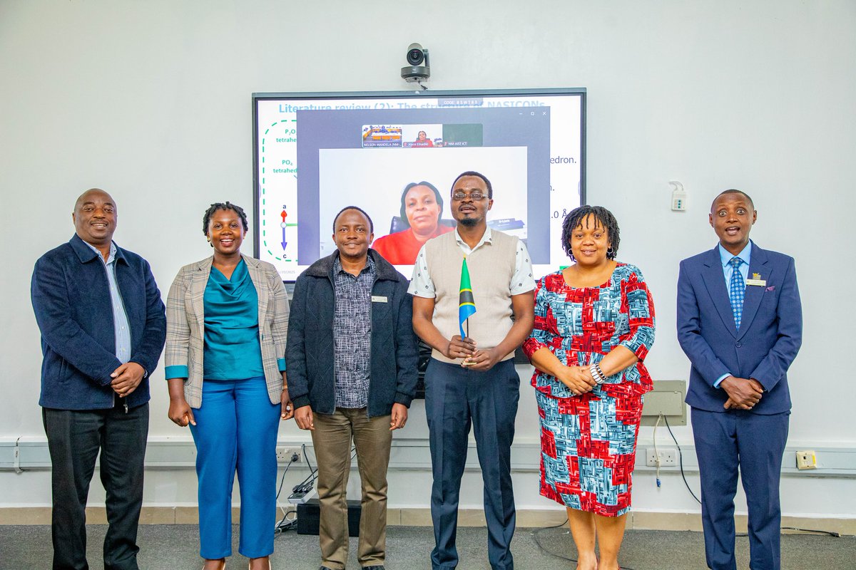 NM_AIST's tweet image. congratulations to Mr. Omari Sufiani on successfully defending his PhD in Materials Science &amp;amp; Engineering!

Research Title: “Sodium Super Ionic Conductor Materials for Water Desalination by Capacitive Deionization”
#PhDDefense #STEM #WaterTech