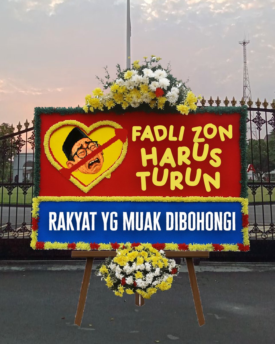 Kami muak!
Mari desak agar <a href="/fadlizon/">FADLI ZON (Youtube: Fadli Zon Official)</a> turun dari jabatannya
 change.org/pecatfadlizon

#fadliout 
#menolaklupa
