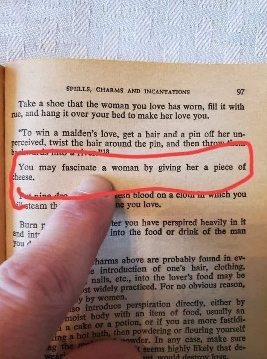 Wrong, it’s only the cheese…