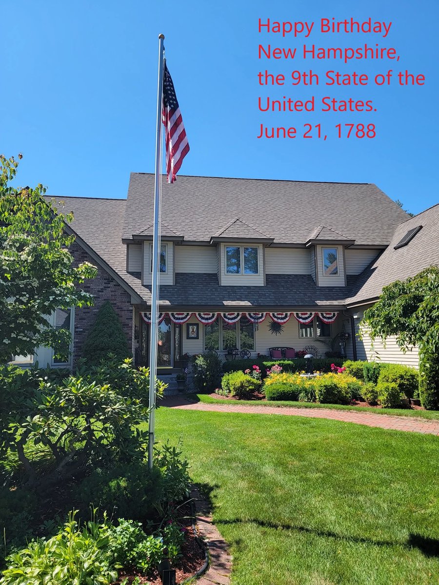 JohnPMotta's tweet image. Happy Birthday #NewHampshire! Today in 1788 you became the 9th State of the #UnitedStates.