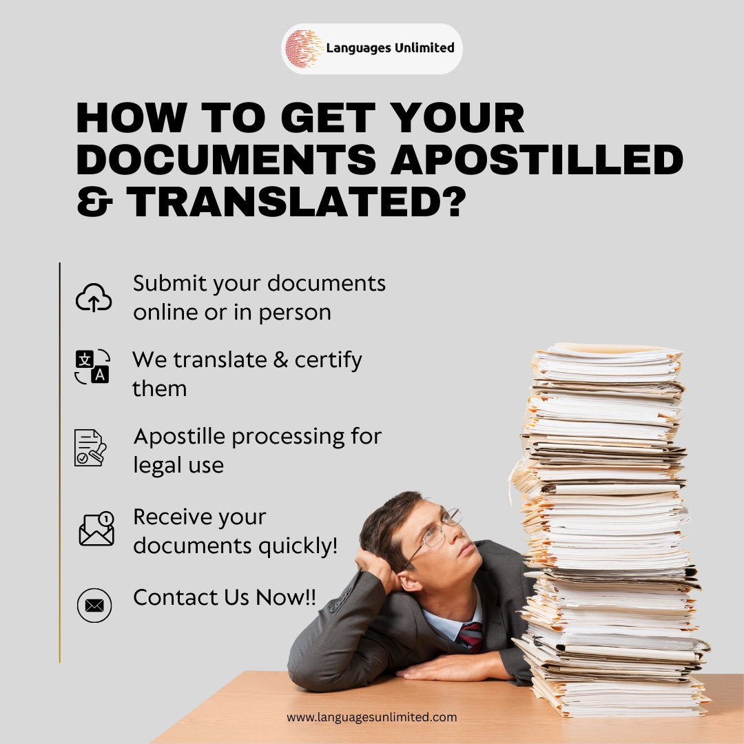 languagesUS's tweet image. From passports to patents, we turn your documents into world travelers! 🌍📝 Say it right in any language—because paperwork shouldn’t get lost in translation. #TranslationMadeEasy #LanguageExperts #GlobalDocs #SayItRight #MultilingualMagic