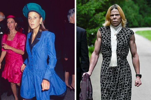 Kalina de Bulgaria antes y después.