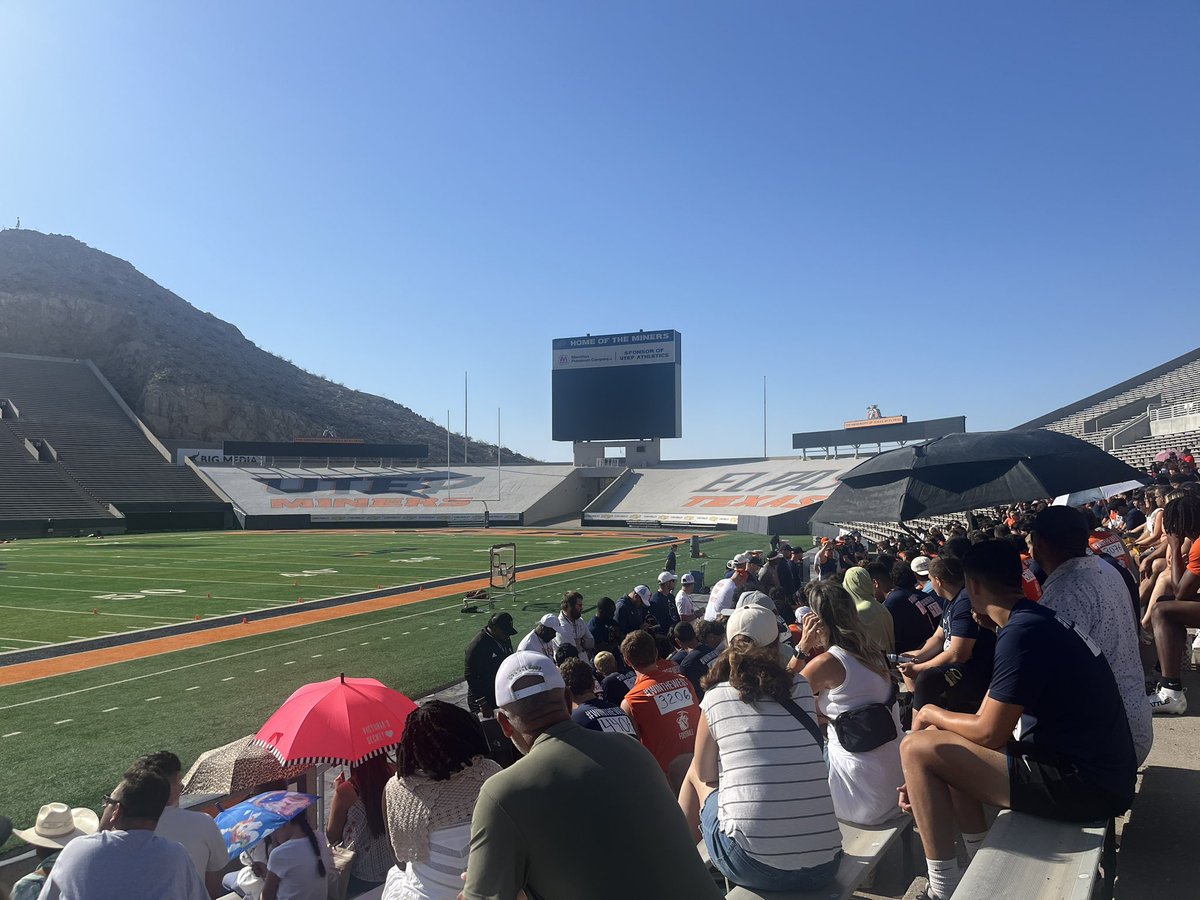 Frederick Brown (@coachsmuv_rcca) on Twitter photo In the building for <a href="/thedallastucker/">DALLAS Q TUCKER “DT”</a> at <a href="/UTEPFB/">UTEP Football</a> prospects camp. Beautiful scenery! Sound literally bounces off the mountains. Why would a kid not want to play here? 💪🏾💪🏾💪🏾 In the building for <a href="/thedallastucker/">DALLAS Q TUCKER “DT”</a> at <a href="/UTEPFB/">UTEP Football</a> prospects camp. Beautiful scenery! Sound literally bounces off the mountains. Why would a kid not want to play here? 💪🏾💪🏾💪🏾