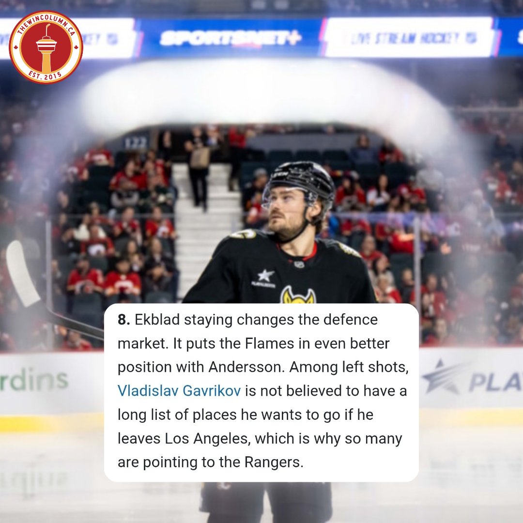 ICYMI: Elliotte Friedman dropped some big Andersson updates on his 32 Thoughts blog last night. 

What do you think the Flames will do with Rasmus?