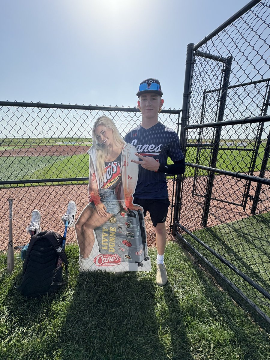 Canes Indiana 16u Black (@2027canesin) on Twitter photo Canes Indiana sweeps pool play, going 3-0 with an 11-1 win over Rawlings Tigers 🔥👀
Canes Indiana <a href="/livvydunne/">Olivia Dunne</a> player of the game was <a href="/QuinnLewis04/">Quinn Lewis</a>! Quinn went 1-1, BB, Sac Fly, 3 RBIs, 3 Stolen Bases, 3 runs 😳😳
<a href="/NickRichey9/">Nick Richey</a> to start on the bump in bracket.
#RaiseTheBar Canes Indiana sweeps pool play, going 3-0 with an 11-1 win over Rawlings Tigers 🔥👀
Canes Indiana <a href="/livvydunne/">Olivia Dunne</a> player of the game was <a href="/QuinnLewis04/">Quinn Lewis</a>! Quinn went 1-1, BB, Sac Fly, 3 RBIs, 3 Stolen Bases, 3 runs 😳😳
<a href="/NickRichey9/">Nick Richey</a> to start on the bump in bracket.
#RaiseTheBar