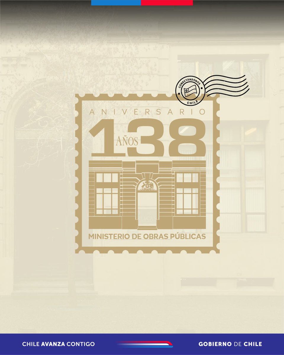 📅 138 años construyendo el Chile del presente y el futuro.

Desde Visviri a Puerto Toro, conectamos familias, llevamos agua, abrimos caminos y cuidamos nuestro patrimonio.

Hoy seguimos transformando vidas con obras que cambian realidades.
#MOP138Años #ConectandoChile