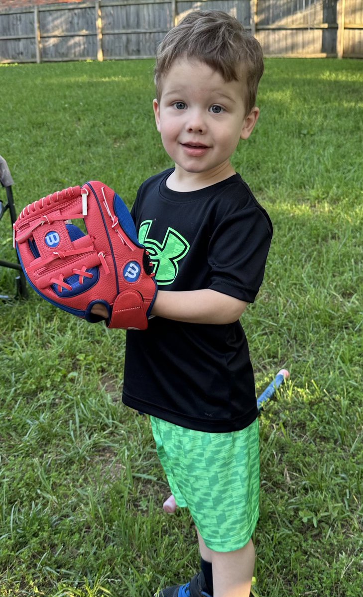Happy Birthday to this Baseball Boy!👇Rhys turns 3 today! 🥰