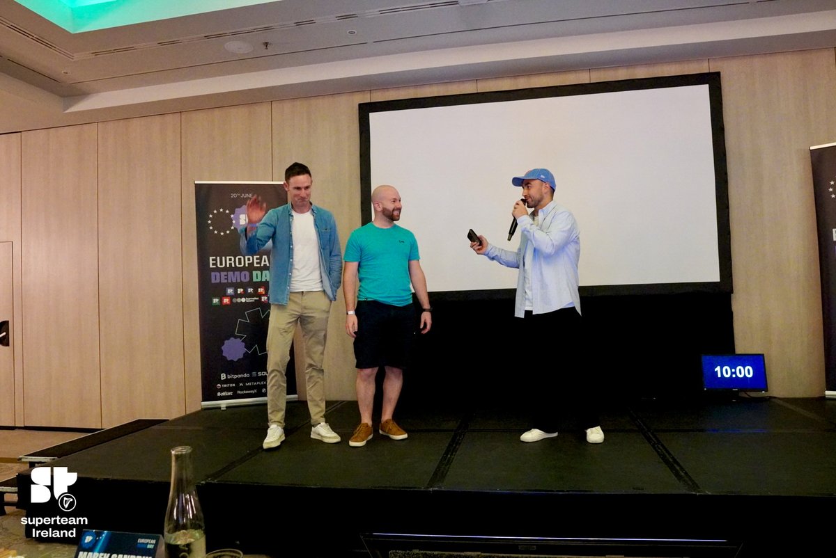 Superteam IE (@superteamie) on Twitter photo Massive shoutout to <a href="/LatinumAI/">Latinum Agentic Commerce</a> for taking 2nd place at European Demo Day ☘🏆
Incredible work from one of Ireland’s standout teams.
Proud moment for <a href="/superteamIE/">Superteam IE</a> at our first <a href="/solana/">Solana</a> Demo Day appearance! Massive shoutout to <a href="/LatinumAI/">Latinum Agentic Commerce</a> for taking 2nd place at European Demo Day ☘🏆
Incredible work from one of Ireland’s standout teams.
Proud moment for <a href="/superteamIE/">Superteam IE</a> at our first <a href="/solana/">Solana</a> Demo Day appearance!