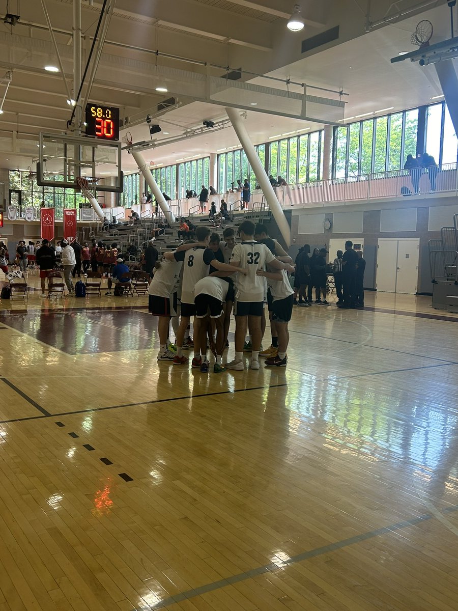 Getting ready for our game vs Ballou in day 2 of <a href="/DMVHoopsLive/">DMV Live</a>