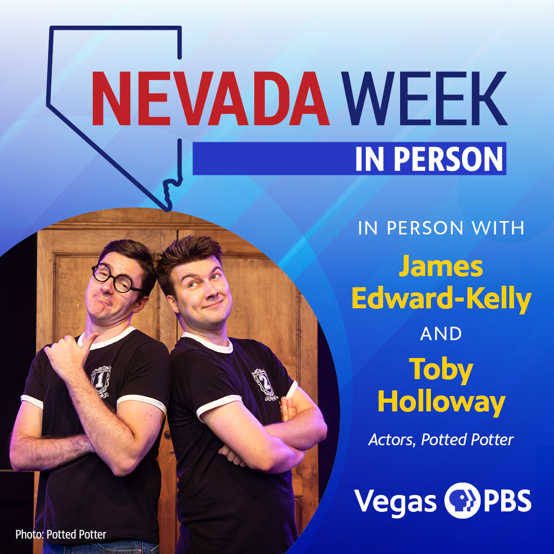Vegas PBS (@vegaspbs) on Twitter photo How do two actors take on seven books and hundreds of Harry Potter characters—live on stage? The cast of <a href="/PottedPotter/">Potted Potter</a>, James Edward-Kelly and Toby Holloway, share behind-the-scenes stories and how they prepare for their magical parody performance.
✨ Watch Saturday at 6:30 p.m. How do two actors take on seven books and hundreds of Harry Potter characters—live on stage? The cast of <a href="/PottedPotter/">Potted Potter</a>, James Edward-Kelly and Toby Holloway, share behind-the-scenes stories and how they prepare for their magical parody performance.
✨ Watch Saturday at 6:30 p.m.