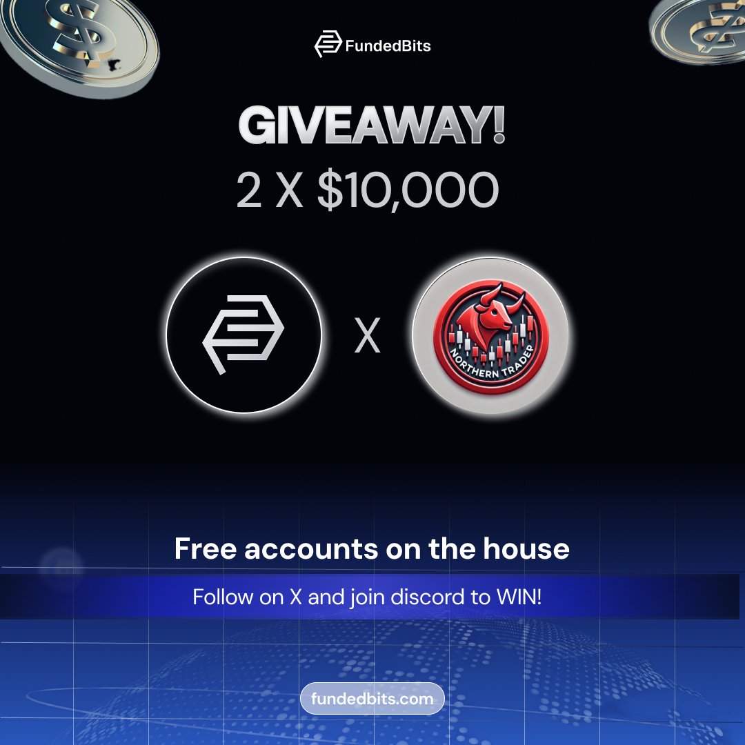 Northern trader (@northern1trader) on Twitter photo Giveaway🎁✨ alert🚨🚨
2×10k challenge account
1. Follow
<a href="/fundedbits/">Funded Bits</a>
<a href="/Northern1trader/">Northern trader</a>
also follow
<a href="/B__Bichi/">B_B</a>
<a href="/XERO164/">I C T g_o_a_t</a>
<a href="/Nasir_fx_/">Nasirfx</a>
<a href="/Finalkeng/">Finalkeeng</a>
<a href="/Iam_Faza_IcT/">•MASTERS IN FOREX</a>
2.Join Fundedbits Discord discord.gg/9DspuupTBv
3. Like & Repost
4. Tag 4 traders in comments Giveaway🎁✨ alert🚨🚨
2×10k challenge account
1. Follow
<a href="/fundedbits/">Funded Bits</a>
<a href="/Northern1trader/">Northern trader</a>
also follow
<a href="/B__Bichi/">B_B</a>
<a href="/XERO164/">I C T g_o_a_t</a>
<a href="/Nasir_fx_/">Nasirfx</a>
<a href="/Finalkeng/">Finalkeeng</a>
<a href="/Iam_Faza_IcT/">•MASTERS IN FOREX</a>
2.Join Fundedbits Discord discord.gg/9DspuupTBv
3. Like & Repost
4. Tag 4 traders in comments
