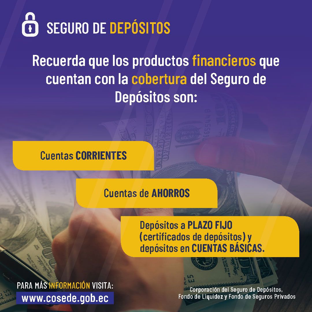 Como medio responsable con la información para la ciudadanía, compartimos este importante recordatorio de <a href="/Pilahuin/">Nómada</a> Tio
Tus cuentas corrientes, de ahorros y depósitos a plazo fijo están protegidos por el Seguro de Depósitos.
Infórmate más en 👉 cosede.gob.ec