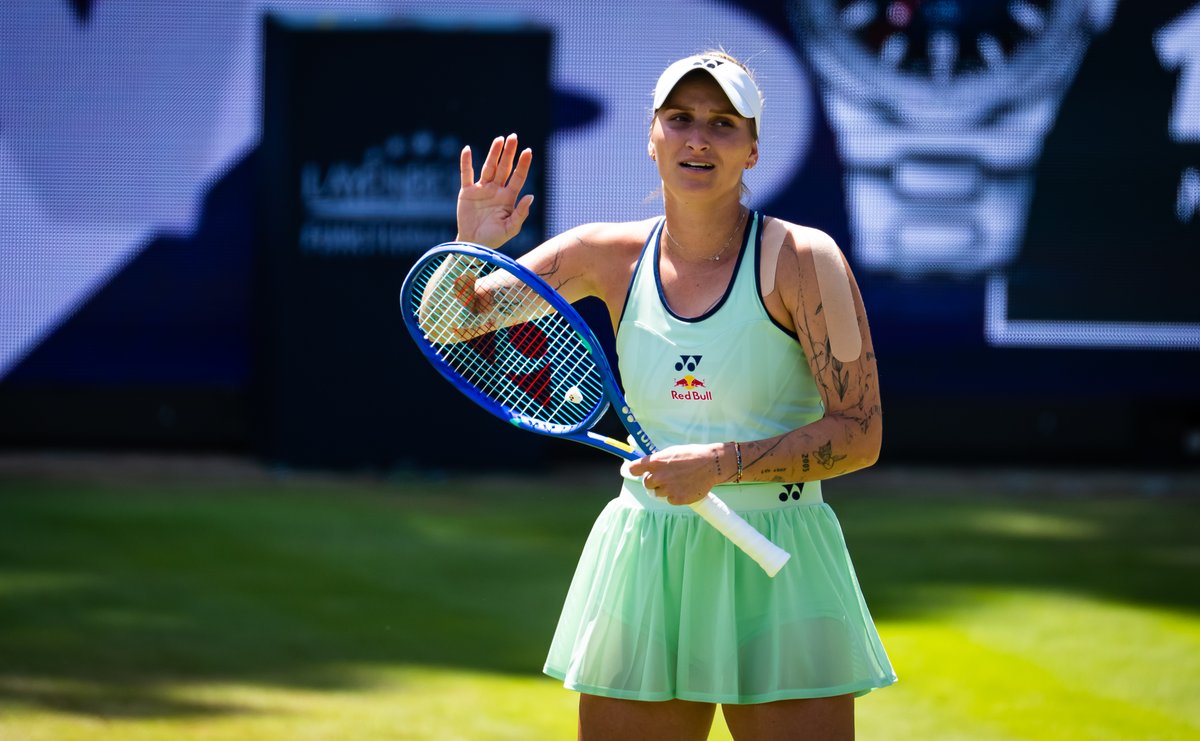 Parsa_Nemati's tweet image. May 7 - #68 Markéta Vondroušová and #43 Wang Xinyu were scheduled to play each other in R1 of WTA 1000 Rome before the 2023 #Wimbledon champ pulled out
June 22 - #164 Vondroušová vs. #49 Wang will play in the final of WTA 500 Berlin