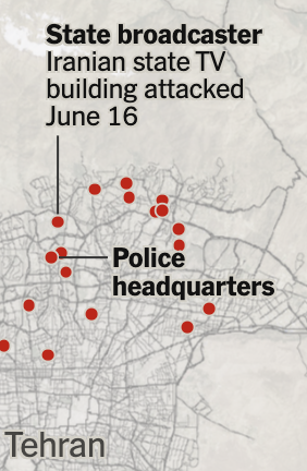 Israel and Iran appear to be targeting civilian government buildings. 

This is illegal and must stop.