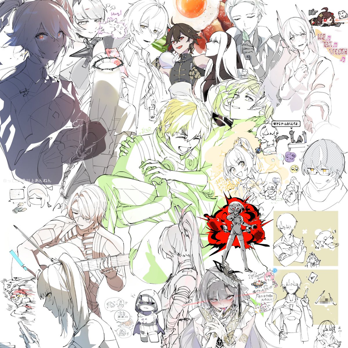 hsbo_tns1's tweet image. 奏でる恋音　シナリオ覚書
⚠︎oc skk