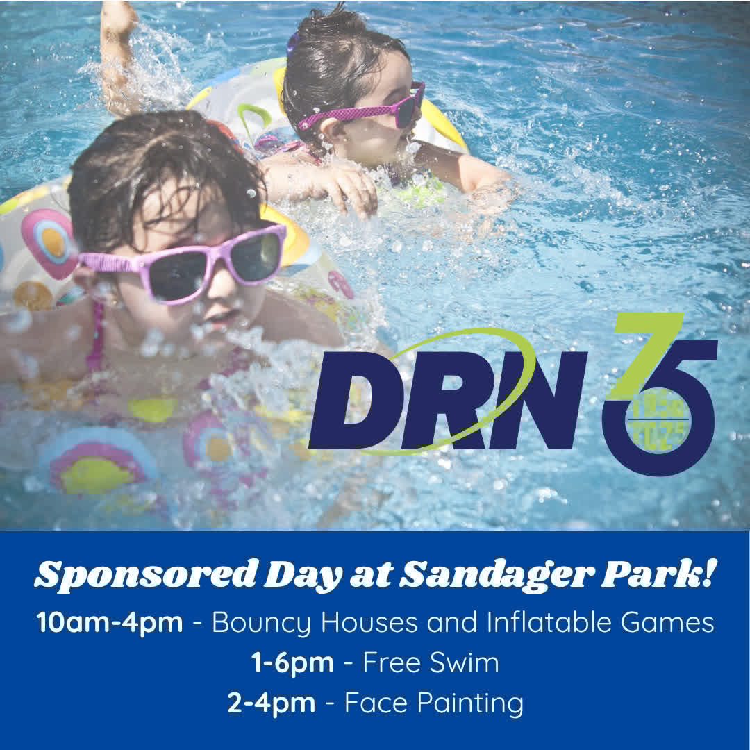 dickeyrural's tweet image. 🌞 Dive into summer fun! Join us at Sandager Park, Lisbon for the DRN sponsored Kids&apos; Day! Enjoy inflatable games, face painting, and a refreshing dip in the pool. Don&apos;t miss out on Happy Days in Lisbon! #freeswim  #drn75