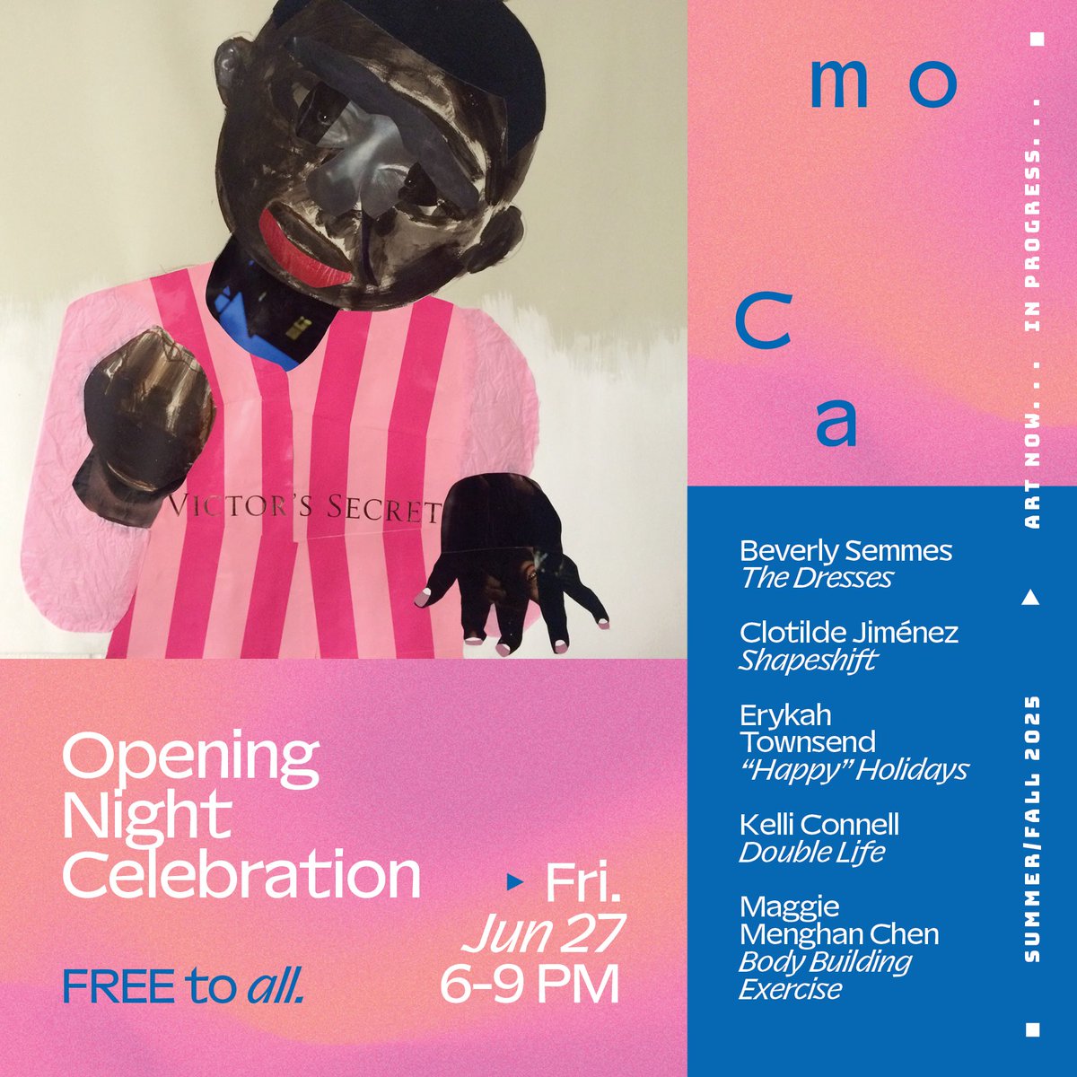 A brand new season is amongst us— and we’re invited you to Opening Night! Join us this Friday, June 27th from 6–9pm as we unveil five bold new exhibitions that explore identity, transformation, and the ways art reflects the world around us. 

The season includes five new