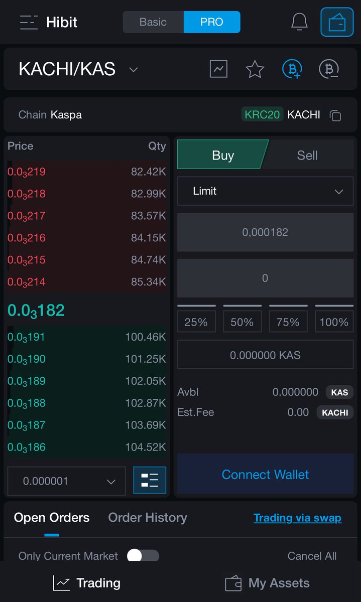 🚀 $KACHI is now live on HitBit! 🔥
You can now trade &amp; swap KACHI with KAS directly on HitBit:
👉 hibit.app/market/KACHI/K…

✅ Fast
✅ Secure
✅ Easy to use

Join the #KACHIArmy and don’t miss the next big move! 💥

$KAS #KACHI #Kaspa