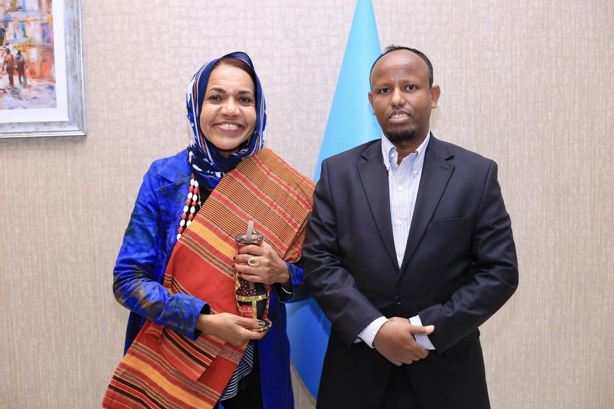 Dr Ali Hajiadam Abubakar (@dralihajiadam) on Twitter photo Today in Mogadishu, I had the pleasure of bidding farewell to @UNICEFSomalia Representative <a href="/SaeedWafaa/">Wafaa ElFadil Saeed Abdelatef</a>. I sincerely thank her for her dedication and impactful partnership in advancing Somalia’s health sector. Wishing her continued success. Today in Mogadishu, I had the pleasure of bidding farewell to @UNICEFSomalia Representative <a href="/SaeedWafaa/">Wafaa ElFadil Saeed Abdelatef</a>. I sincerely thank her for her dedication and impactful partnership in advancing Somalia’s health sector. Wishing her continued success.