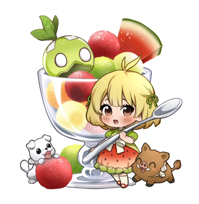 ไปร่วมตี้ขนมหวานมาค่ะ! ซุยกะจังและผองเพื่อนกินไอติมม