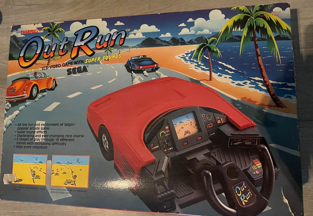 Imagine, tu remplace l'écran par un petit écran LCD, relié à un raspberry pi avec juste Outrun dedans. 😍