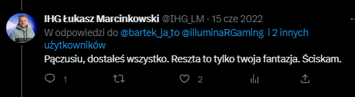 Pączusiu, dostałeś wszystko. Reszta to tylko Twoja fantazja. Ściskamy! 🤗