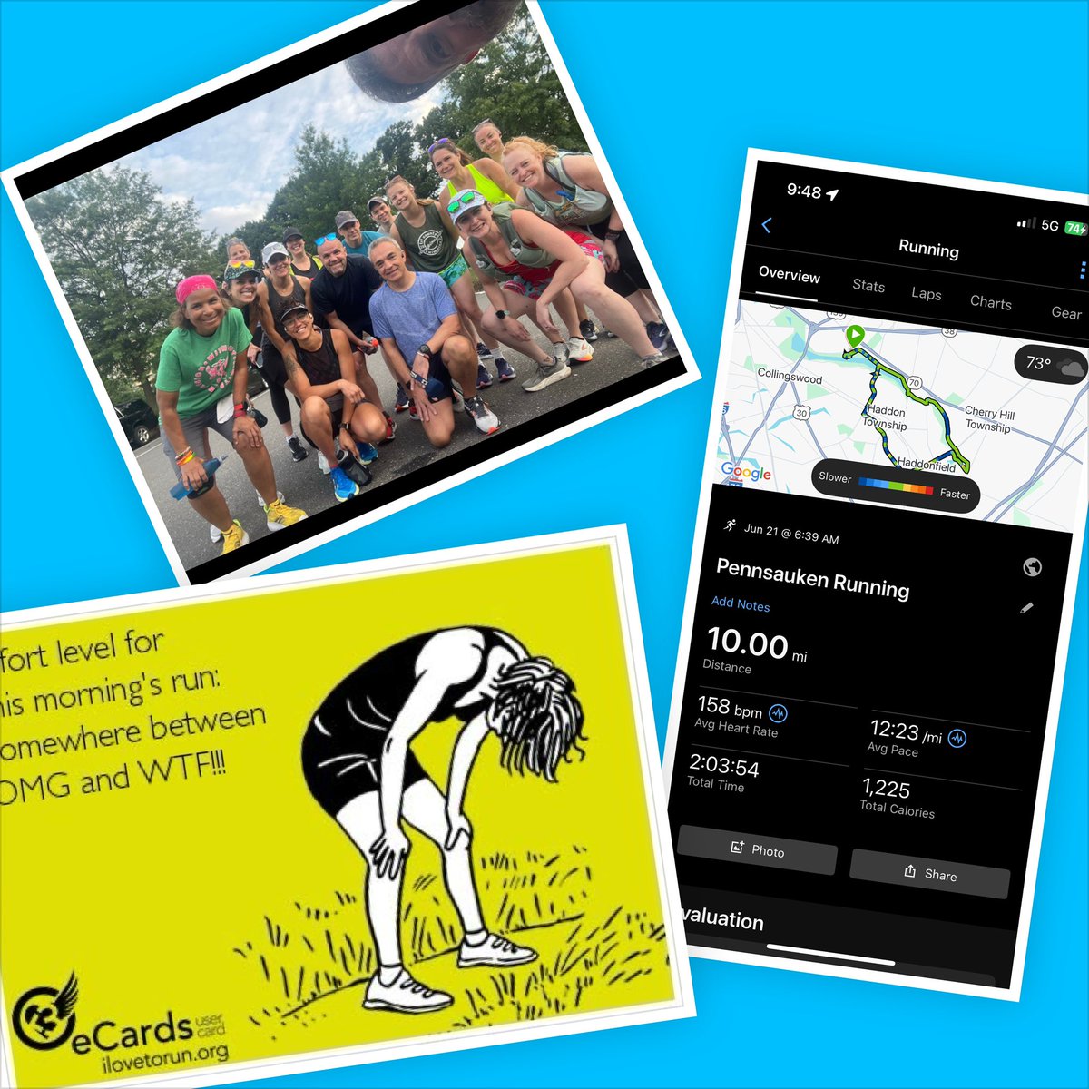 mrjrcohen's tweet image. #Saturdaymorningvibes #humidrun #run #stilltryingtogetitback  Not my ideal pace, but got to start somewhere. Just keep pushing.