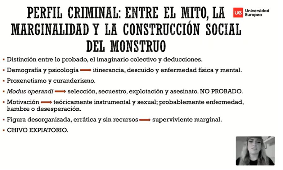 🧛‍♀️¿Quién fue la Vampira de Barcelona? Sumérgete en el perfil criminal de Enriqueta Martí con nuestra colegiada Marina González, con presentación de <a href="/jordid957/">Jordi Delgado Avilés</a> 
Una masterclass imprescindible del ciclo 'En la mente de...' de la <a href="/UEuropea/">Universidad Europea</a> 
💻Ya disponible en youtube.com/watch?v=87rV7o…