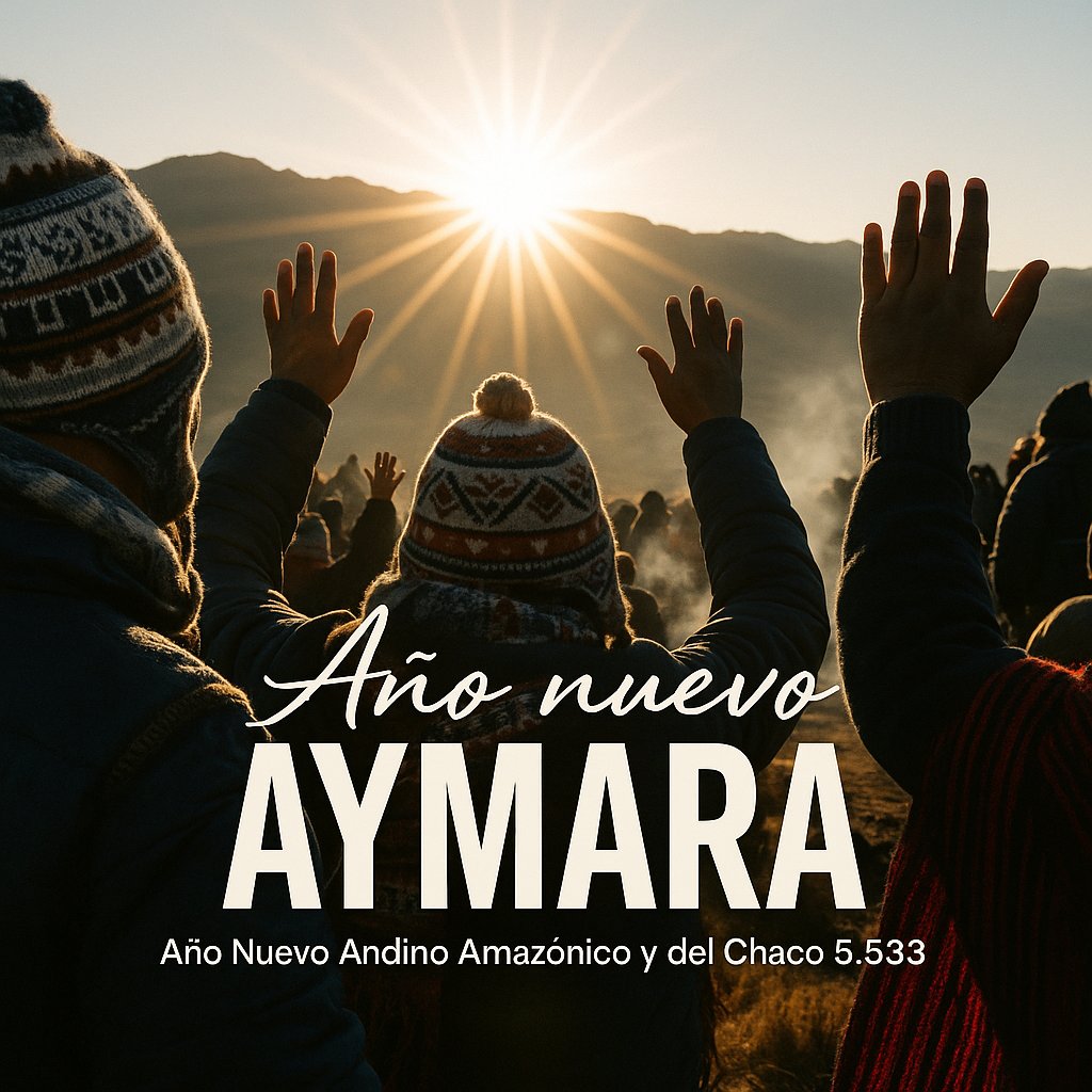 Hoy recibí el primer rayo del sol con el corazón en alto. En el Machaq Mara no solo celebramos el nuevo ciclo agrícola, también renovamos nuestra fe en Bolivia. Vengo del futuro: uno de unidad, justicia y dignidad para todas y todos. ¡Jallalla!