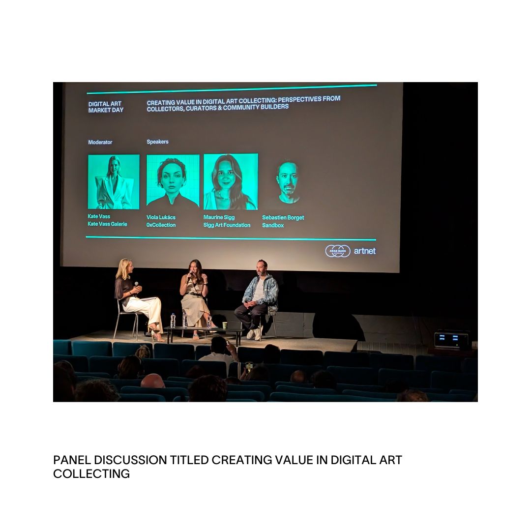 Kate Vass Galerie (@katevassgalerie) on Twitter photo <a href="/osinachiart/">Osinachi 🎨</a> <a href="/artmetaofficial/">ArtMeta</a> 5/ During the fair, Kate Vass participated in a panel discussion titled Creating Value in Digital Art Collecting, which brought together collectors, curators, and community builders such as <a href="/SiggMaurine/">Maurine Sigg</a> (<a href="/SiggArtFdn/">Sigg Art Foundation</a>) and <a href="/borgetsebastien/">Sebastien 🏞</a> (<a href="/TheSandboxGame/">The Sandbox</a> and <a href="/ArtverseParis/">Artverse</a>). <a href="/osinachiart/">Osinachi 🎨</a> <a href="/artmetaofficial/">ArtMeta</a> 5/ During the fair, Kate Vass participated in a panel discussion titled Creating Value in Digital Art Collecting, which brought together collectors, curators, and community builders such as <a href="/SiggMaurine/">Maurine Sigg</a> (<a href="/SiggArtFdn/">Sigg Art Foundation</a>) and <a href="/borgetsebastien/">Sebastien 🏞</a> (<a href="/TheSandboxGame/">The Sandbox</a> and <a href="/ArtverseParis/">Artverse</a>).
