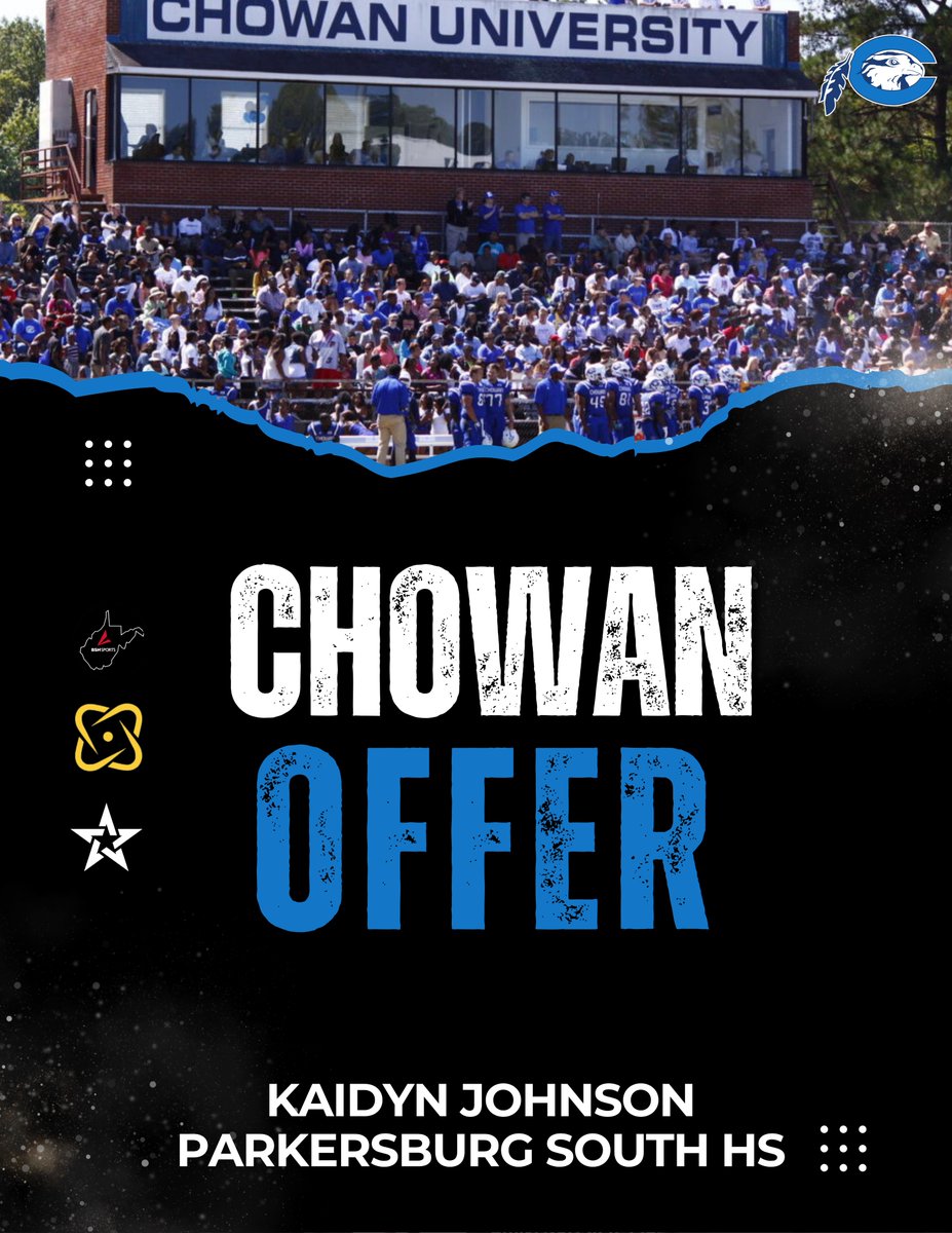Coalfields & Co. (@coalfieldsco) on Twitter photo '26 Parkersburg South DL Kaidyn Johnson (<a href="/_kaidynj/">Kaidyn Johnson</a>) reportedly received an offer from Chowan! #wvprepfb '26 Parkersburg South DL Kaidyn Johnson (<a href="/_kaidynj/">Kaidyn Johnson</a>) reportedly received an offer from Chowan! #wvprepfb