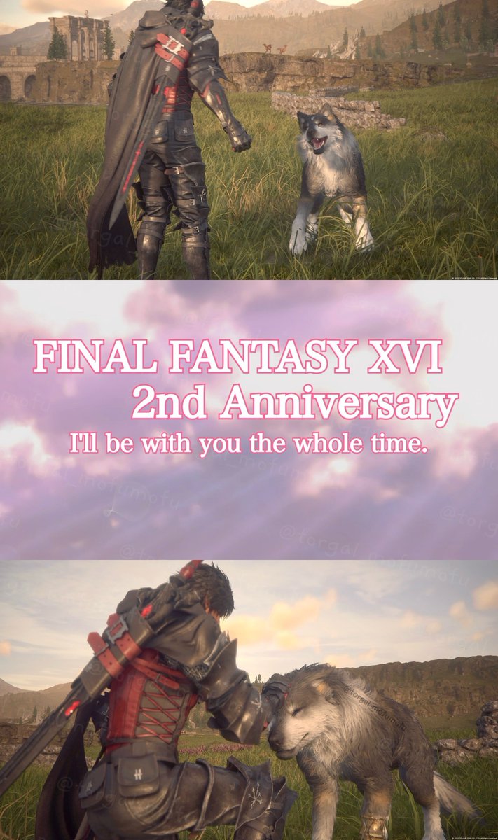 torgal_mofumofu's tweet image. FINAL FANTASY XVI
2nd Anniversary🐺🔥
ずっと一緒✨
I'll be with you the whole time✨
#FF16