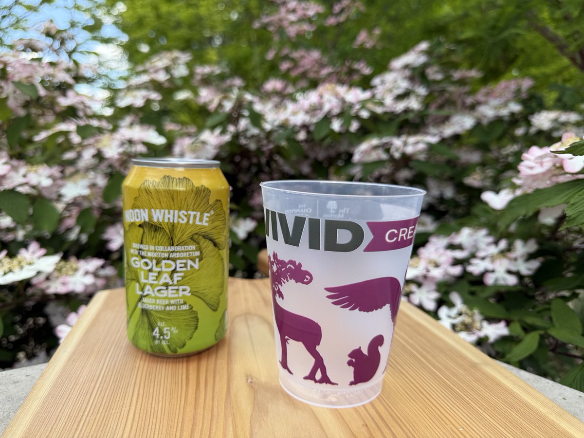 MortonArboretum (@mortonarboretum) on Twitter photo 🍻Cheers! Have you tried our new Golden Leaf Lager in partnership with <a href="/noonwhistlebrew/">Noon Whistle Brewing</a> 🍁🍺?
Come out and give it a try in one of our new Vivid Creatures cups 🌈! 🍻Cheers! Have you tried our new Golden Leaf Lager in partnership with <a href="/noonwhistlebrew/">Noon Whistle Brewing</a> 🍁🍺?
Come out and give it a try in one of our new Vivid Creatures cups 🌈!
