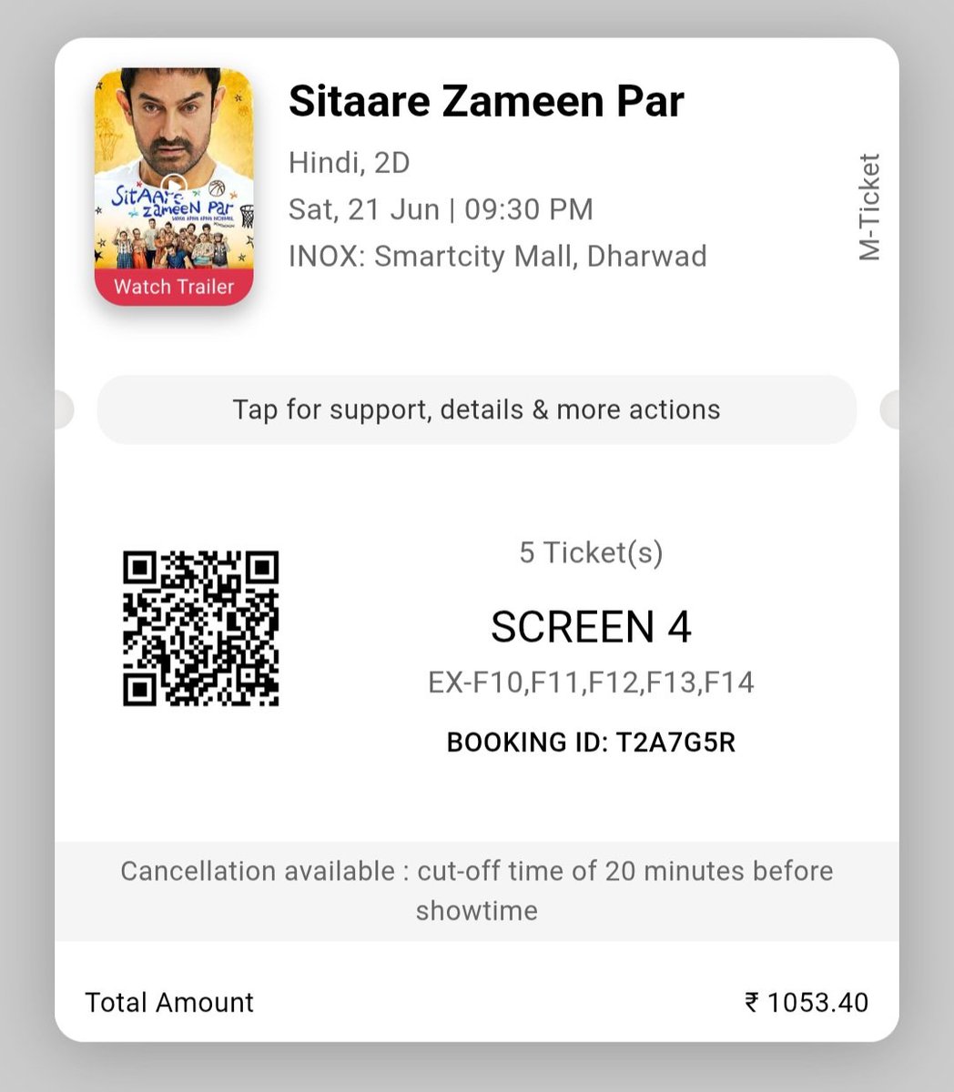 bizzguide's tweet image. Booked My Night Show In Dharwad City Of Karnataka

#SitaareZameenParReview