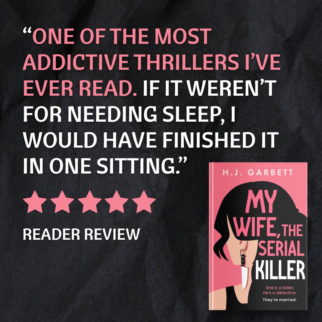 🤯 Fans of Dexter and Killing Eve can't stop talking about this comedy thriller that had them in stitches! 

🖤 Let yourself be hooked by My Wife, the Serial Killer by H.J. Garbett today: geni.us/1153-rd-two-am

#thriller