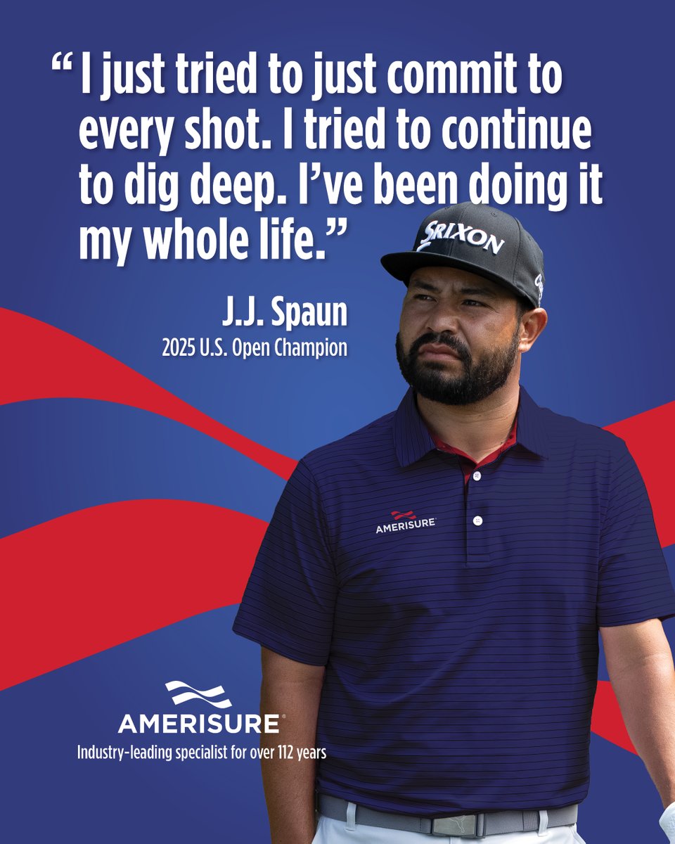 As we at Amerisure and fans in the sports world continue to celebrate J.J. Spaun’s incredible play and win on Sunday <a href="/usopengolf/">U.S. Open</a>, J.J. has shared reflections on the tournament, the life-changing moment and his career across the years, including his ability to dig deep under the