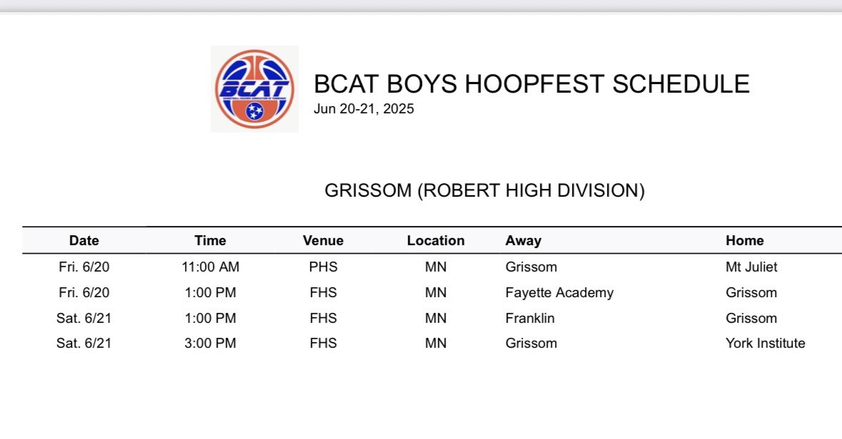 Darrion King (@darrion08king) on Twitter photo π¨ Attention College Coaches π¨
Last chance to catch <a href="/GrissomHoops/">Grissom Hoops</a> play this summer βΌοΈ
πFranklin HS ππ½ππ½ π¨ Attention College Coaches π¨
Last chance to catch <a href="/GrissomHoops/">Grissom Hoops</a> play this summer βΌοΈ
πFranklin HS ππ½ππ½