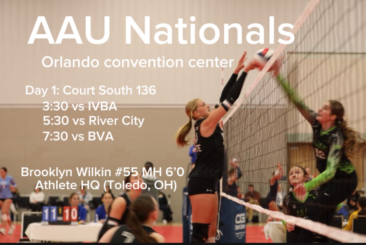 First day of Nationals schedule!!