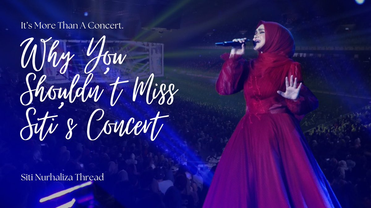 h4ll4nd's tweet photo. It’s More Than A Concert.

Siti Nurhaliza's concert isn’t just a show. It’s a full-scale production with global-caliber talent, design and sound. Here’s why you shouldn’t miss it and why seeing her live should be on your bucket list. 🎯

🧵 https://t.co/WXZhHid8ld