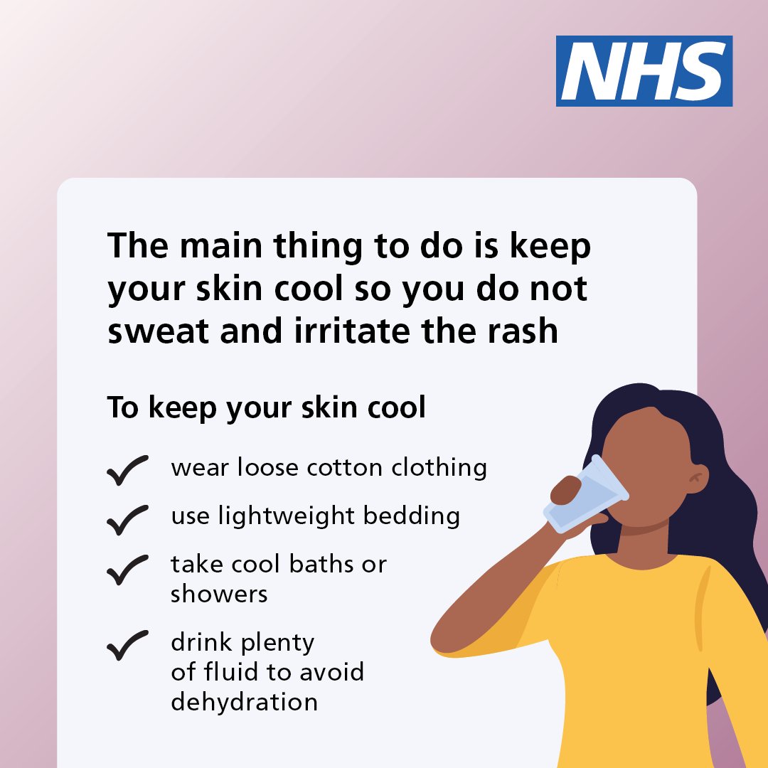 Heat rash is common during hot weather.

It is uncomfortable, but usually harmless. It usually gets better on its own after a few days.

Here are some tips to help you check if you have heat rash – and advice on how to treat it.

More info ➡️ nhs.uk/conditions/hea…