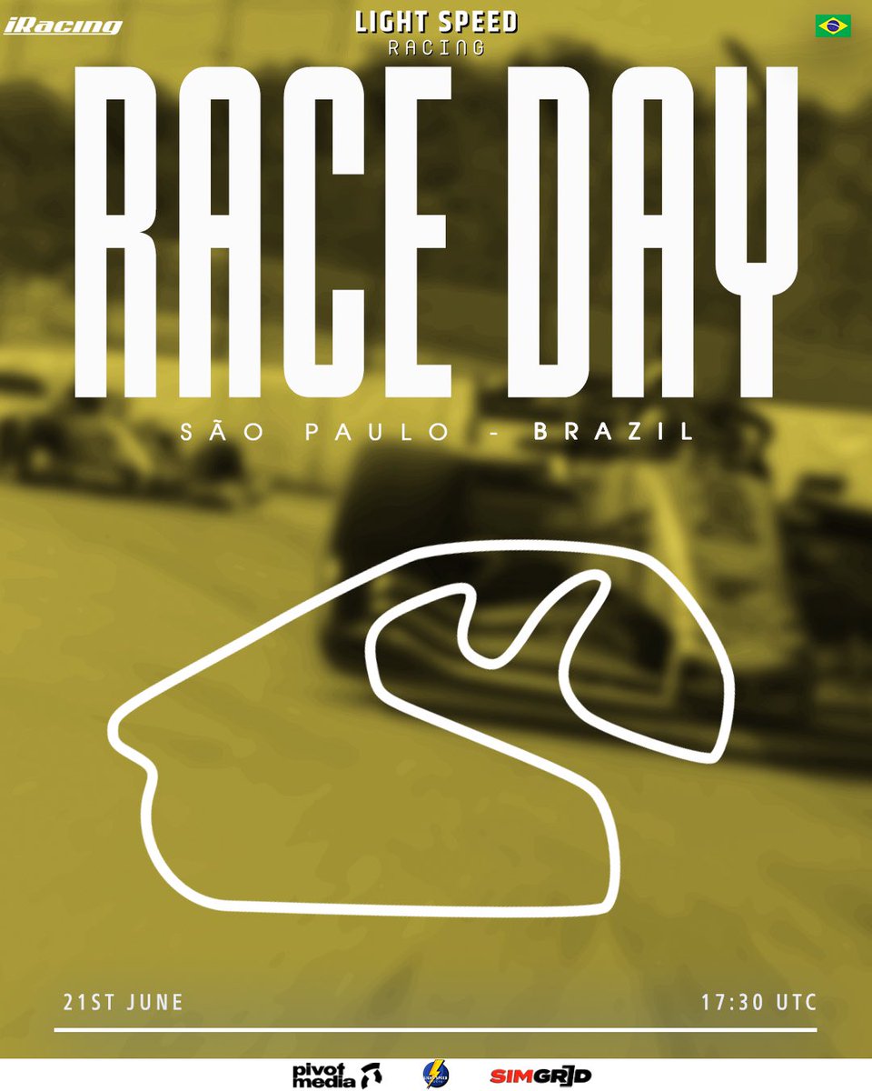 Light Speed Racing (@lsr_racing_) on Twitter photo RACE DAY - ๐๐ข๐ง๐ ๐ฅ๐ ๐๐๐๐ญ๐๐ซ ๐๐๐ญ๐ฎ๐ซ๐๐๐ฒ ๐๐ฎ๐ฉ๐๐ซ ๐
๐จ๐ซ๐ฆ๐ฎ๐ฅ๐ ๐๐ข๐ ๐ก๐ญ ๐คฉ
Tonight is ROUND 10, where we will HEAD TO SAO PAULO ๐ง๐ท. Where our AMAZING drivers will battle it out!
Catch ALL Of the action below AT 17:30 UTC โฌ๏ธ
twitch.tv/lightspeedraciโฆ RACE DAY - ๐๐ข๐ง๐ ๐ฅ๐ ๐๐๐๐ญ๐๐ซ ๐๐๐ญ๐ฎ๐ซ๐๐๐ฒ ๐๐ฎ๐ฉ๐๐ซ ๐
๐จ๐ซ๐ฆ๐ฎ๐ฅ๐ ๐๐ข๐ ๐ก๐ญ ๐คฉ
Tonight is ROUND 10, where we will HEAD TO SAO PAULO ๐ง๐ท. Where our AMAZING drivers will battle it out!
Catch ALL Of the action below AT 17:30 UTC โฌ๏ธ
twitch.tv/lightspeedraciโฆ