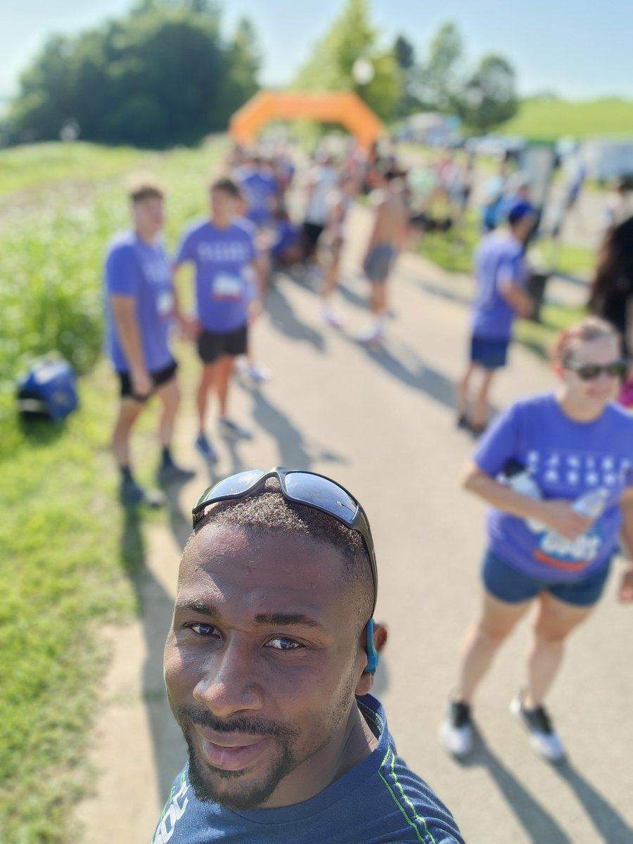 Woke up early for a 5K in New Albany, Indiana to support Thrive RCO &amp; my old coach from U of L Todd Sharp.  Everyone is battling something. It's how we bounce back that counts. #recovery #community #5K