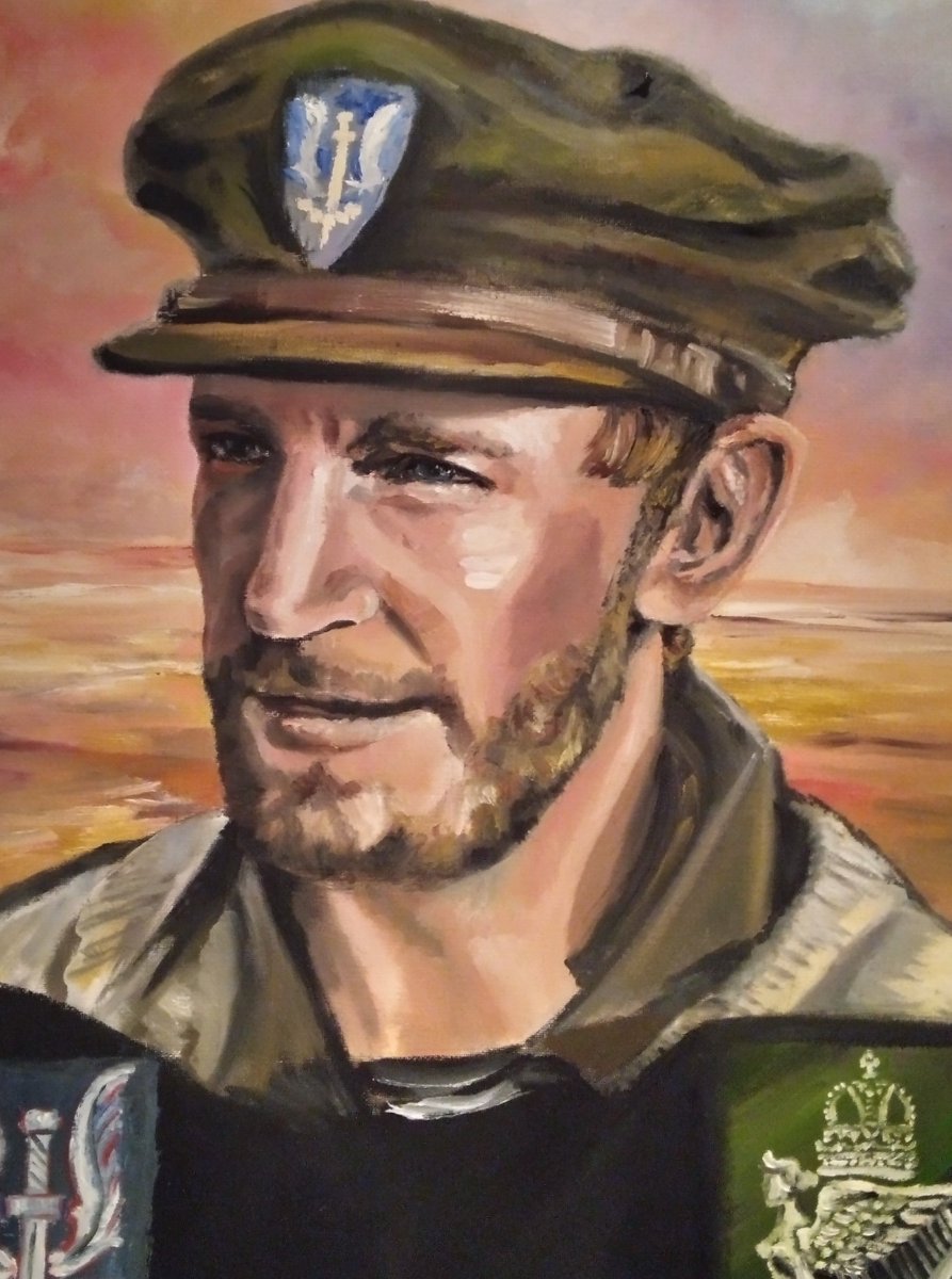 Quirey1983's tweet image. One of my oil paintings of Colonel Robert Blair Mayne that I painted on hard board in oil. Prints on my redbubble page are available on lots of different items.