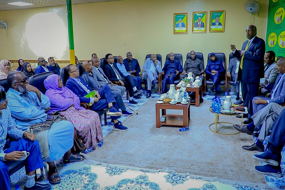 The executive committee of the Kulmiye Party convened today for a key meeting as preparations begin for the Party’s upcoming general congress. Strategic planning &amp; organizational efforts are now underway as Kulmiye advances toward this pivotal milestone in its political calendar.